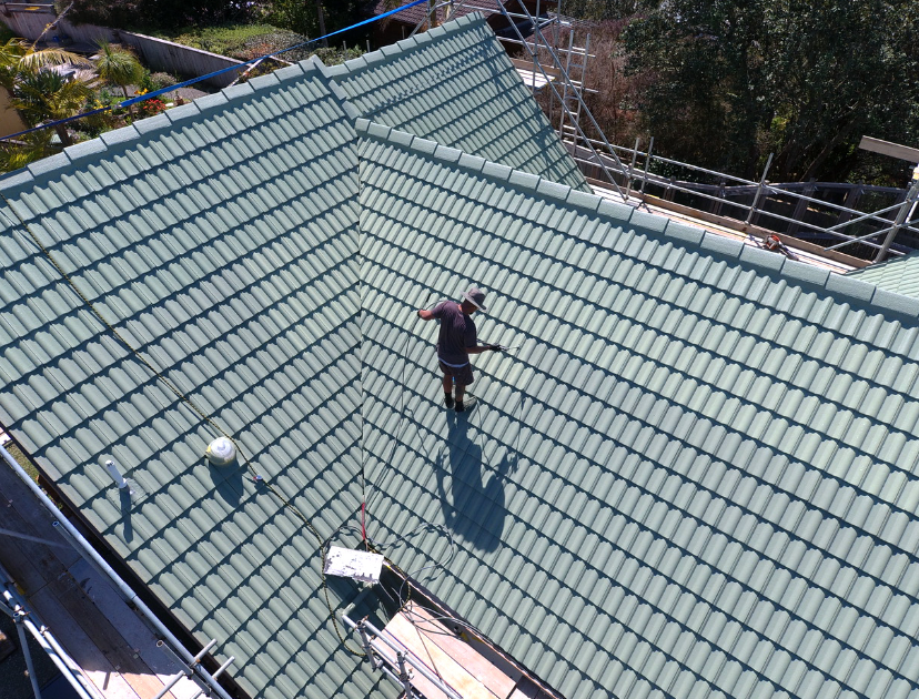 Concrete roof restoration in Auckland
